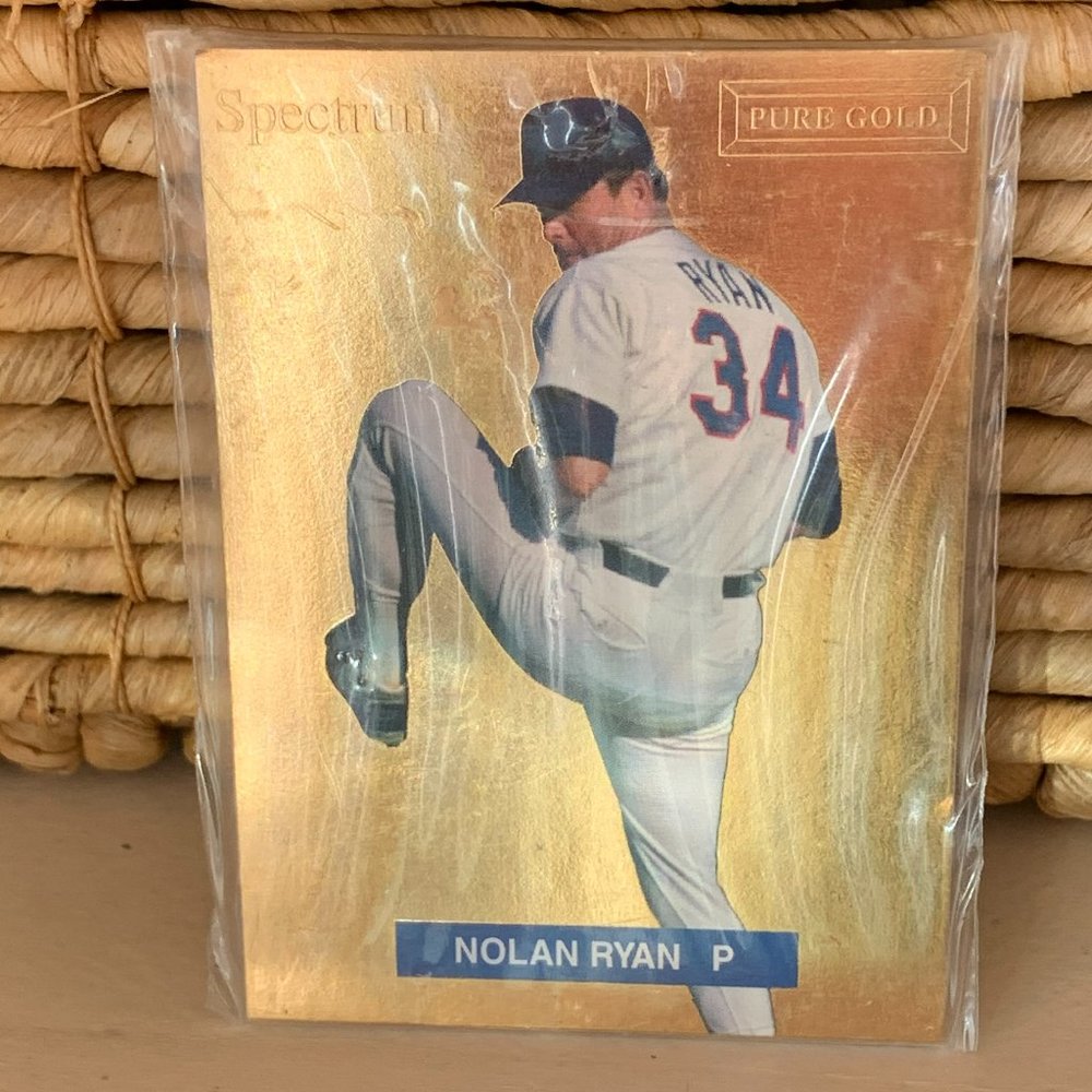 1993 SEALED Nolan Ryan Spectrum Pure Gold, RARE🔥